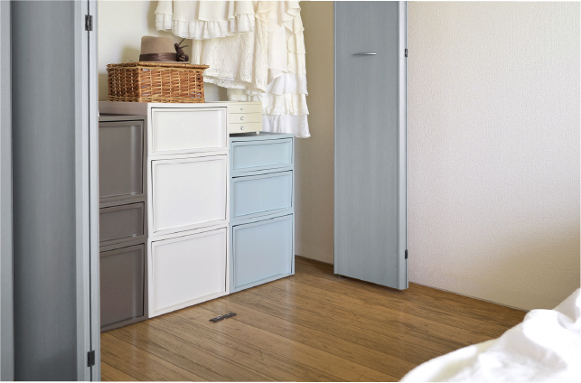 リス 収納 防災グッズ収納 引き出し収納