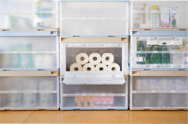 リス 収納 防災グッズ収納 引き出し収納