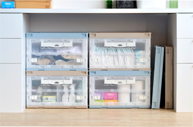 折りたたみコンテナー 畳める収納