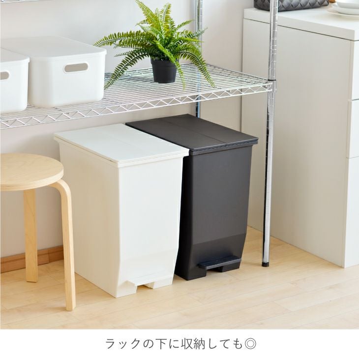 SOLOW ペダルオープンツイン45L(45Lゴミ箱・両開き) | リス公式