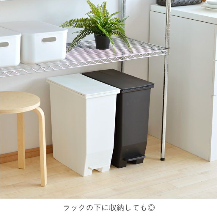 SOLOW ペダルオープンツイン35L(35Lゴミ箱・バタフライペダル) | リス