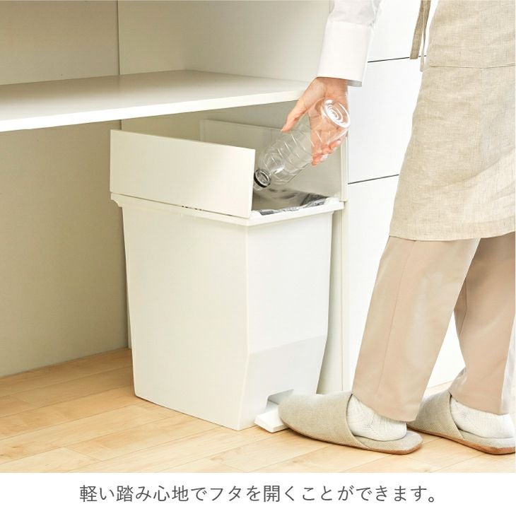 SOLOW ペダルオープンツイン20L(20Lゴミ箱・両開き) | リス公式
