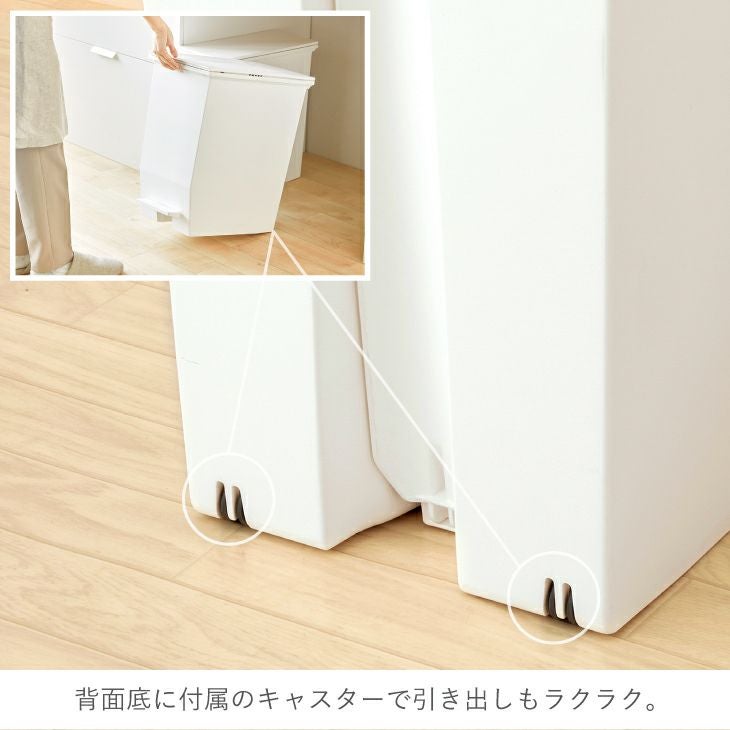 SOLOW ペダルオープンツイン20L(20Lゴミ箱・両開き・おしゃれ) | リス