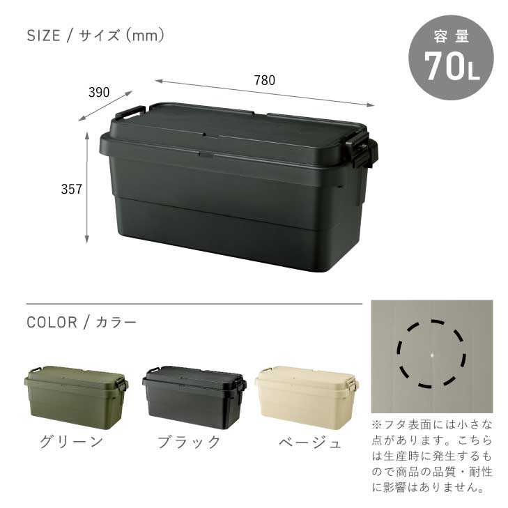トランクカーゴ TC-70S (70L) | リス公式オンラインショップ