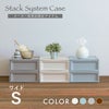 スタックシステムケース ワイドS 2段セット（引き出し収納ボックス）