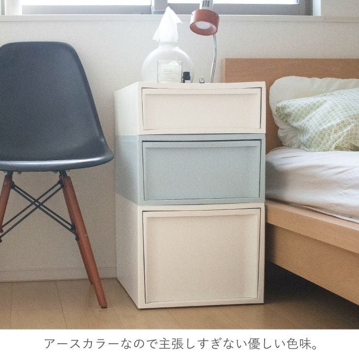 スタックシステムケース ワイドM 2段セット（引き出し収納ボックス