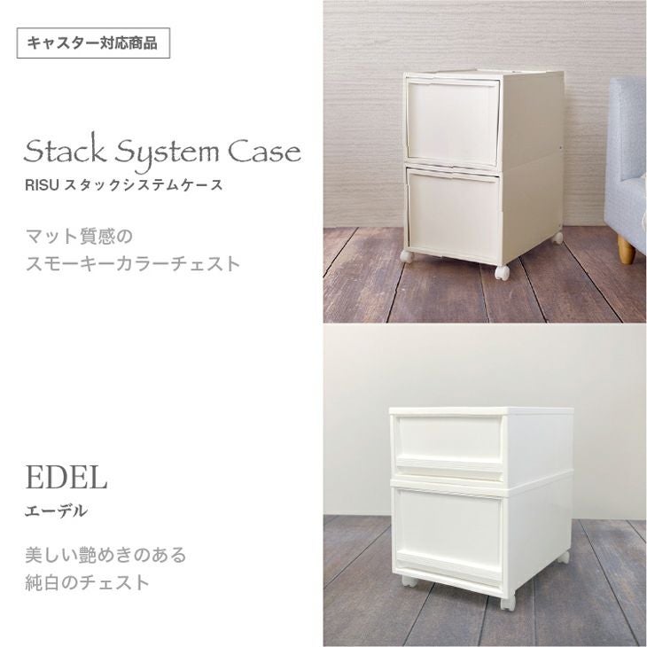 スタックシステムケース&エーデル専用キャスター 4個セット | リス公式
