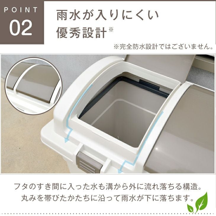 ︎✦︎専用︎✦︎ @@さま 〜2/26 RISU植物由来3分類ゴミ箱 100L（屋外ゴミ箱） | リス公式オンライン