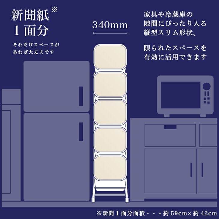 RISU スタンドダストボックス5P（分別式ゴミ箱） | リス公式オンライン