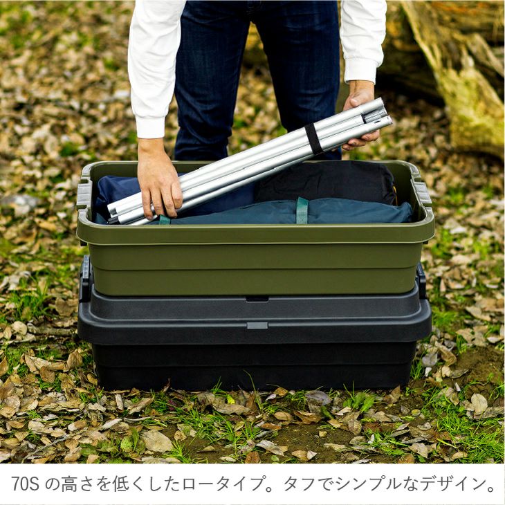 トランクカーゴ TC-70S LOW (浅型40L) | リス公式オンラインショップ