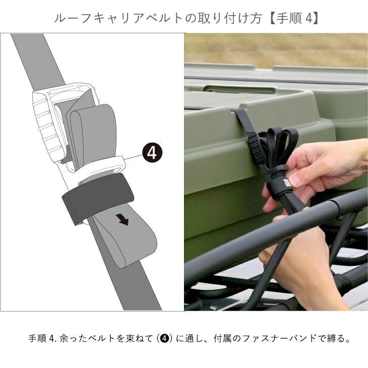 トランクカーゴ ルーフキャリアベルト 荷締めベルト | リス公式