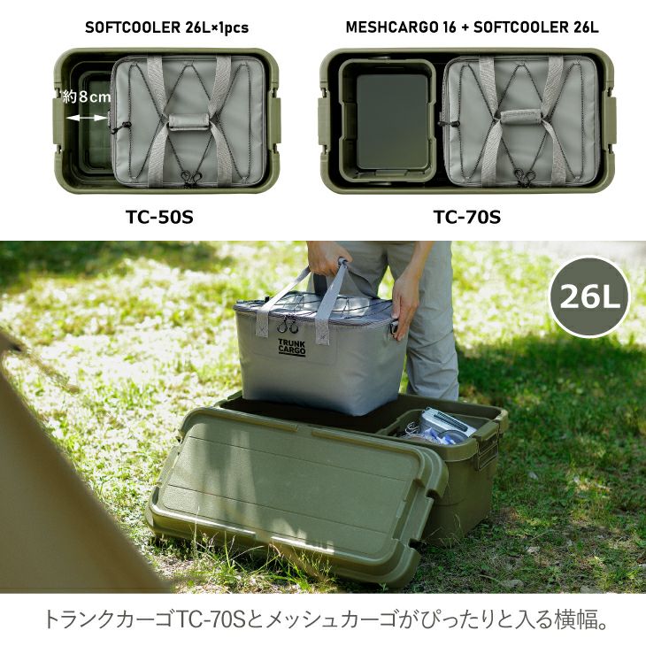 トランクカーゴ ソフトクーラーボックスです
