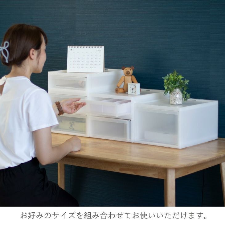 スタッシュケース　ご依頼分 スタックシステムケース レギュラーM NWH（引き出し収納ボックス
