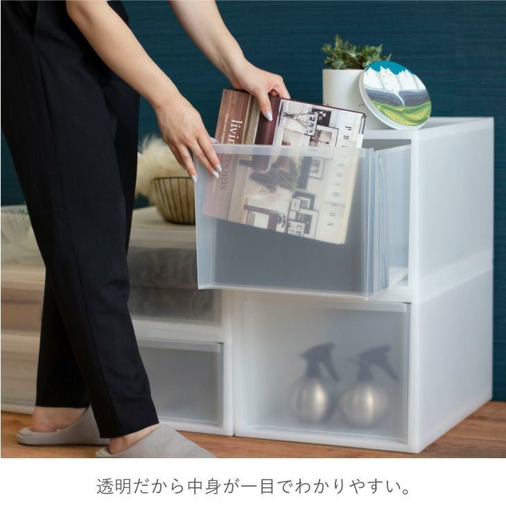 スタックシステムケース ワイドL NWH（引き出し収納ボックス） | リス
