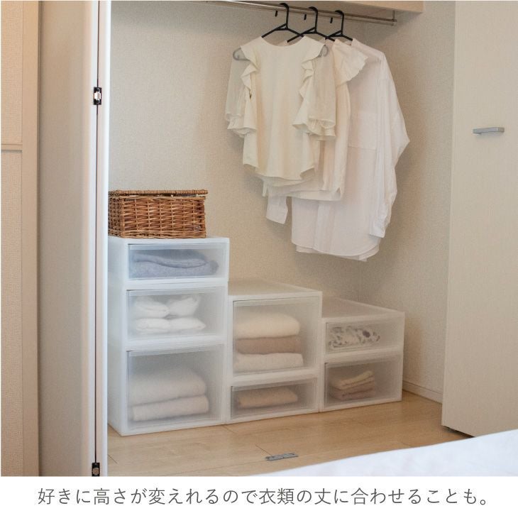 スタックシステムケース ワイドL NWH（引き出し収納ボックス） | リス