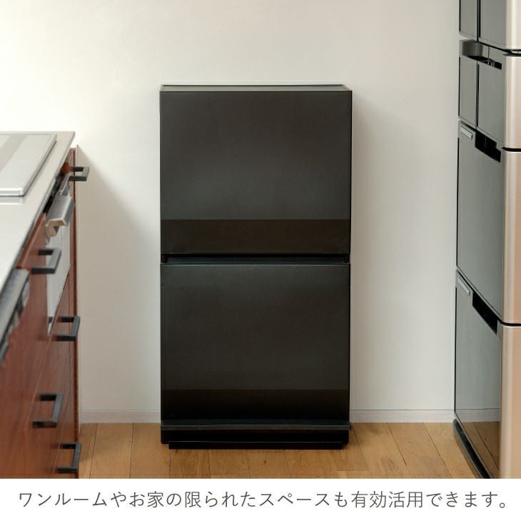 SOLOW 通路で使えるペダル分別ストッカー2段・45L | リス公式