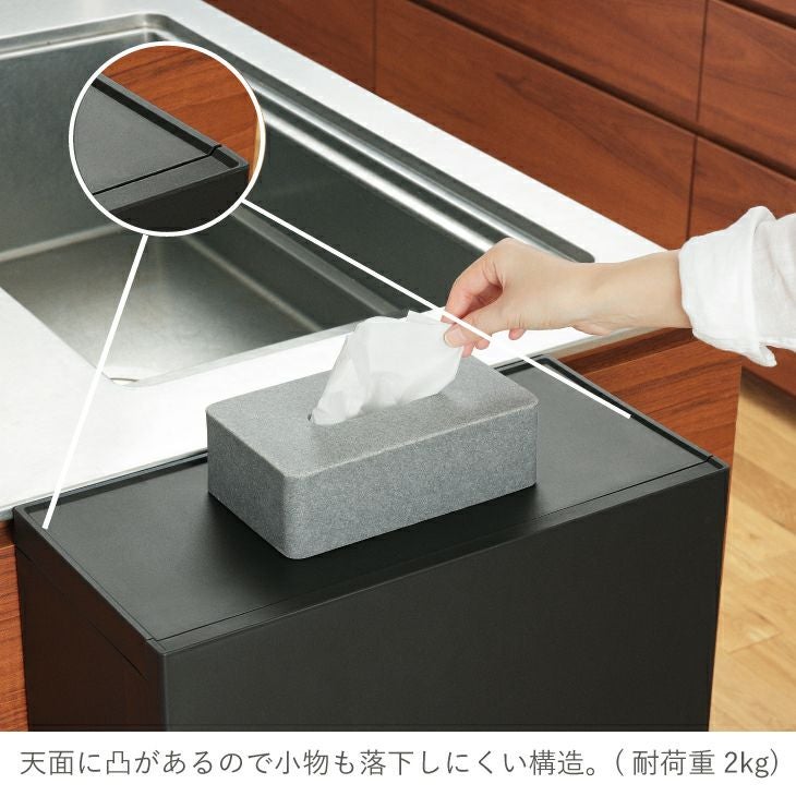 SOLOW 通路で使えるペダル分別ストッカー2段・45L | リス公式