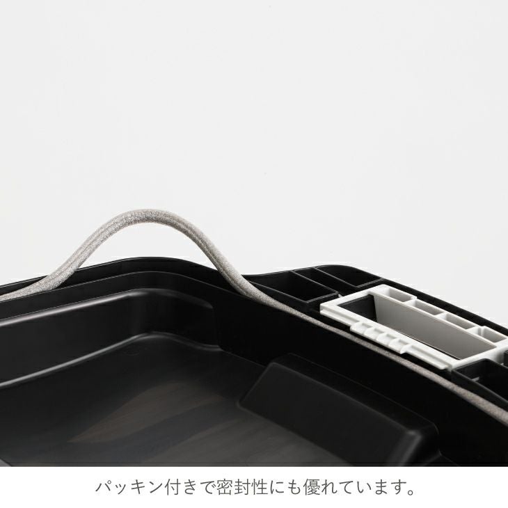 キャスターペール90L フタ BK | リス公式オンラインショップ