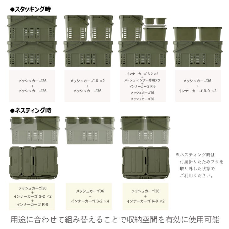 トランクカーゴ メッシュカーゴ 36 (36L) | リス公式オンラインショップ トランクカーゴ メッシュカーゴ 36 (36L) | リス公式オンラインショップ